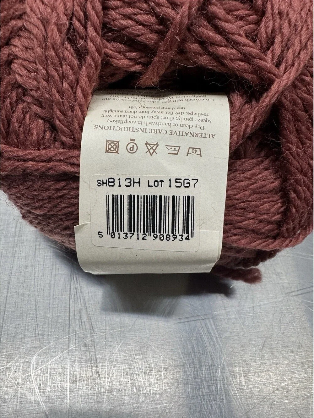 Rowan Chunky Yarn Shade 813 Maroon 16 Skein Lot